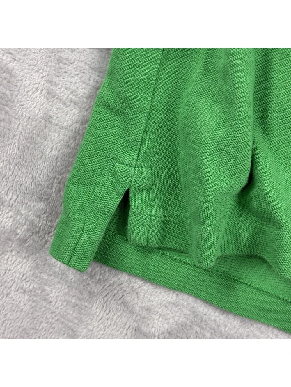Polo Ralph Lauren Men M Green Classic Fit Big Pony Number 3 Polo Shirt Y2K Prep